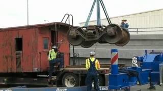 RIVERSIDE Caboose near Hunter Park sold and moved [upl. by Enrev]