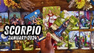 Scorpio  MidJanuary 2024 Tarot Predictions  Love 💕 amp Career 💰  Scorpio Tarot Reading [upl. by Einafit]