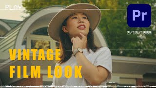 How to Create 80s VINTAGE FILM LOOK in Premiere Pro [upl. by Tonya]