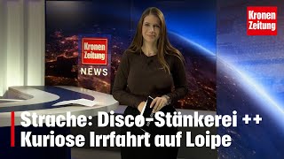 Strache DiscoStänkerei  Kuriose Irrfahrt auf Loipe  kronetv NEWS [upl. by Neerac]