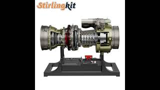 T900 turboshaft engine  Stirlingkit [upl. by Mignon310]