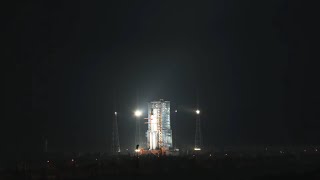 China launches Tianzhou8 cargo craft to send space station supplies [upl. by Qirat690]