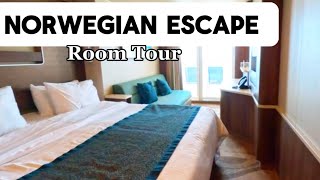 Norwegian Escape Cabin Tour  Balcony Ocean View [upl. by Ahsiyn]