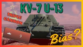 KV7 U13  GOOFY Tank With 3 CANNONS That is BROKEN [upl. by Primaveria]