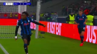 Ademola Lookman Goal  VfB Stuttgart vs Atalanta 02 Goals Results And Extended highlights [upl. by Meelas967]