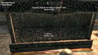 The elder scrolls 5 skyrim How to get copy of calcelmo stone [upl. by Tevis465]