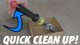 Effortlessly Pick Up Metal Debris The ULIBERMAGNET Magnetic Retrieving Tool in Use [upl. by Fair]