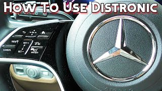 How To Use MercedesBenz Distronic Adaptive Cruise Control [upl. by Killen]