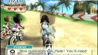 Wii Sports Resort  Cycling Wobbly Bridge [upl. by Ojybbob]