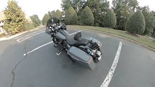 ROAD GLIDE ST WITH BASSANI SLYFOX EXHAUST  TITANIUM MUFFLER [upl. by Sloan]