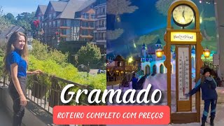 GRAMADO Rio Grande do Sul Roteiro de 3 diasO QUE FAZER PREÇOS Restaurantes Parques e muito mais [upl. by Circosta]