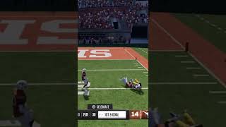 Kyren Lacy mosses defense in college football 25shorts [upl. by Kcirtemed828]