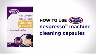 How To Use  Nespresso Machine Cleaning Capsules [upl. by Wenonah]