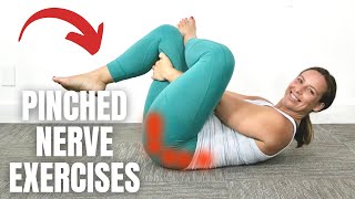 4 BEST Exercises For Pinched Nerve In Lower Back Nerve Pain UPDATED 2023 [upl. by Malaspina459]