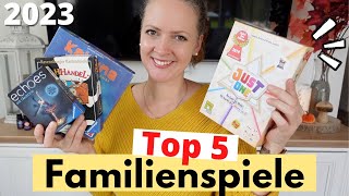 💛 Top 5 FAMILIEN Spiele 💛 Besten Gesellschaftsspiele amp Brettspiele 💛 ab 8 Jahre [upl. by Loella696]