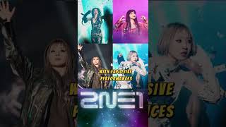 2NE1 Receives Legendary WELCOME BACK at ShowStopping Reunion Concert in Seoul [upl. by Adnilym]