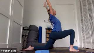 1 Hour Yoga Stretch with Meredith Bass [upl. by Schild986]