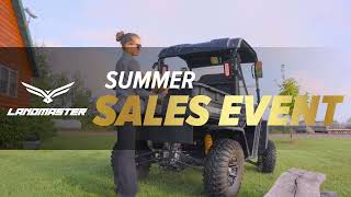 Landmaster UTV Summer Sales Event [upl. by Navak331]