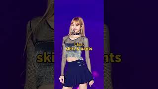 Which member look best wearing skirt or shorts ✨blackpink rosé trending [upl. by Yhtomit]