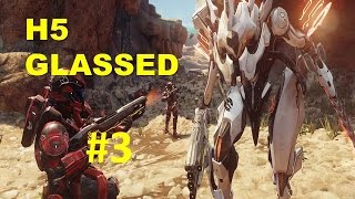 quotKNIGHT STRATEGOSquot  Halo 5 Guardians quotGLASSEDquot full mission walkthrough 3  Campaign playthrough [upl. by Assetal]