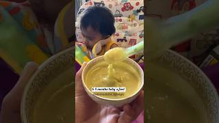 69 months babies food 👶 babyfood baby babysfirstfood 6monthsbaby 6monthbabyfoods cerelac [upl. by Vachell]