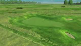 Muirfield par5 17th hole  2013 Open Championship holebyhole guide [upl. by Eedak]