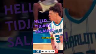 Tidjane Salauns IMPRESSIVE Charlotte Hornets debut on offense hornets nba nbahighlights [upl. by Hayalat]