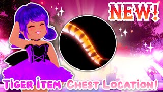 NEW CHEST LOCATION LUNAR NEW YEAR TIGER ACCESSORY Royale High Chests [upl. by Attenborough]