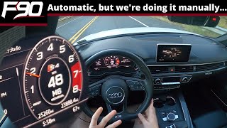 How to shift gears in an automatic car  Manual mode in an automatic car  Paddle Shifters  Part 1 [upl. by Hashum]