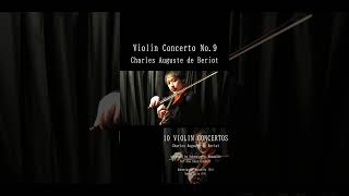 de Beriot violin concerto no9 shorts [upl. by Airuam]