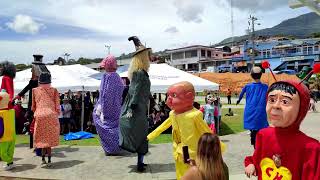 🎭 Mascarada y Cimarrona Escazuceña Tradicional Domingo Embrujado parte 4 Costa Rica 4K 2023 [upl. by Ylra]