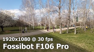 Fossibot F106 Pro  FHD 1080p 30 fps camera video sample [upl. by Stedman]