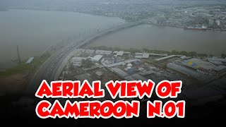 Aerial View Of Douala Capital Economic Of Cameroon N 01 [upl. by Annohs]