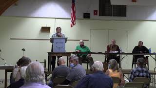 Parsonsfield Town Meeting 9112021 [upl. by Jun213]