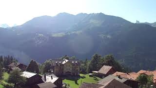 Views from Alpenrose Hotel in Wengen [upl. by Eciralc]