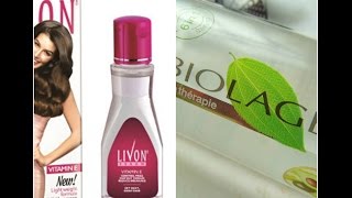 Livon Vs Matrix Biolage Hair Serum  War of Products [upl. by Earezed]