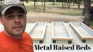 How to Build Sheet Metal Raised Garden Beds [upl. by Amling165]