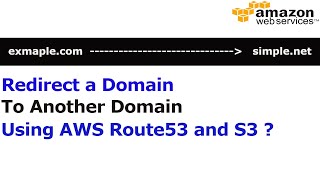 How to redirect a domain to another domain using aws Route53 and S3  Hindi [upl. by Idnek]