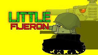 How To Draw Cartoon Tank Little Fijeron  HomeAnimations Tank  Cartoons About Tanks shorts [upl. by Aniara461]