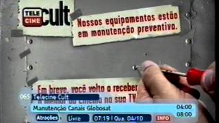 Manutenção Canais Globosat 04102006 [upl. by Gerstner820]