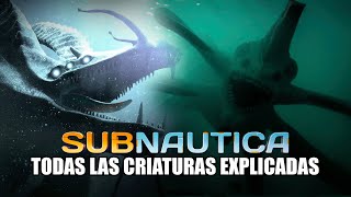 SUBNAUTICA CRONOLOGÍA y TODAS las CRIATURAS EXPLICADAS  Historia Completa [upl. by Magdalen]