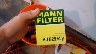 Oil filters MANN vs WIX [upl. by Lorrimer]