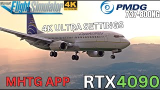 Honduras MHTG Landing Approach Boeing 737800  Ultra Settings 4K  RTX 4090 MSFS [upl. by Now247]