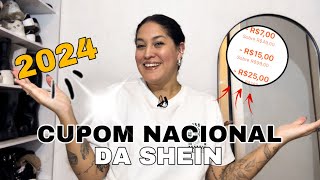 CUPOM NACIONAL DA SHEIN PARA USAR EM JANEIRO DE 2024 😱🤑 [upl. by Evers530]