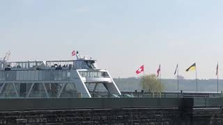 Autofähre Friedrichshafen Romanshorn Bodensee Schifffahrt Osterurlaub 2019 [upl. by Antoinetta]