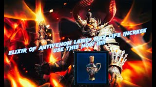 USE THIS NOW Elixir Of AntiVenom Max Life Increse For All Classes  Diablo 4 Season 6 [upl. by Adilem353]