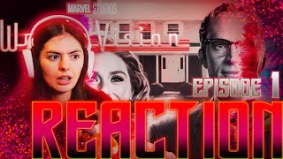 WandaVision EPISODE 1 REACTION  WandaVision Reaction Marvel MCU DisneyPlus Gaxelle [upl. by Cynthla]