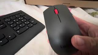 New Lenovo professional keyboard and mouse vs old [upl. by Llemij]