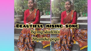 Mising song  cover song  bhumika pegu  aasin aayang cover song  Assamese song [upl. by Ruzich]