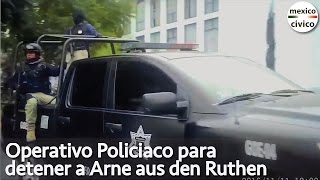 Operativo Policiaco para detener a Arne aus den Ruthen en Naucalpan [upl. by Michael]